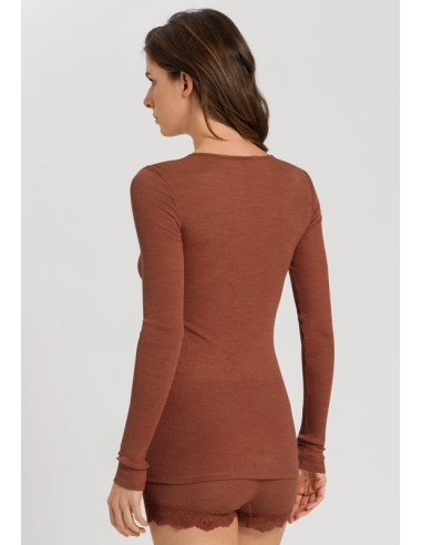 T-shirt manches longues - Laine & soie