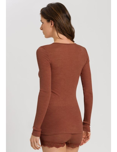 T-shirt manches longues - Laine & soie