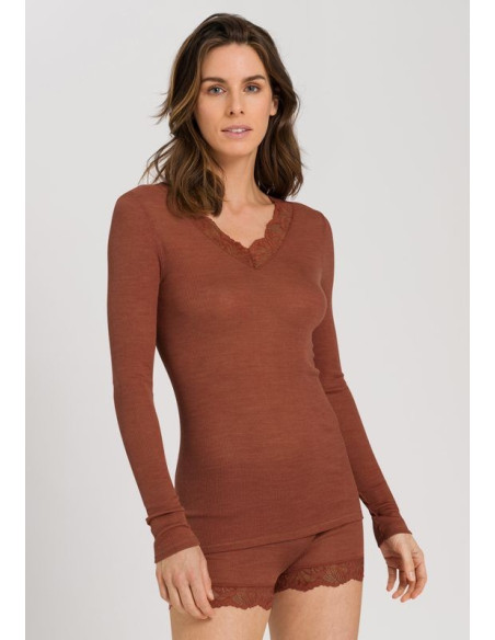 T-shirt manches longues - Laine & soie