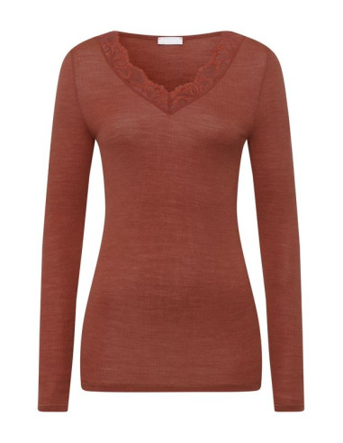 T-shirt manches longues - Laine & soie