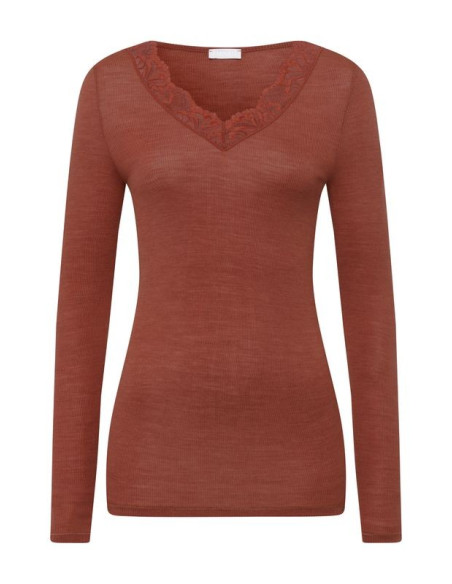 T-shirt manches longues - Laine & soie