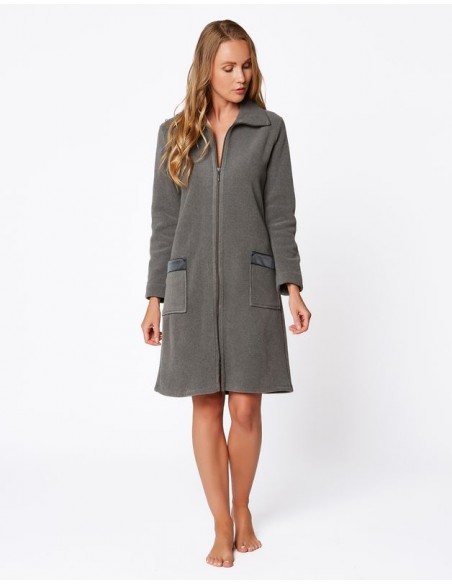 Robe de chambre zippé - Essentiel H54A