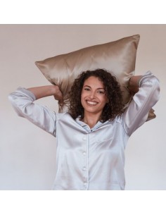 Taie d'oreiller en soie - 65*65
